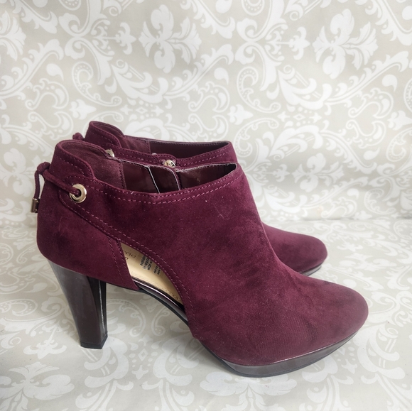 NWOT Liz Claiborne Elsie Platform Heeled Boots - Picture 1 of 8